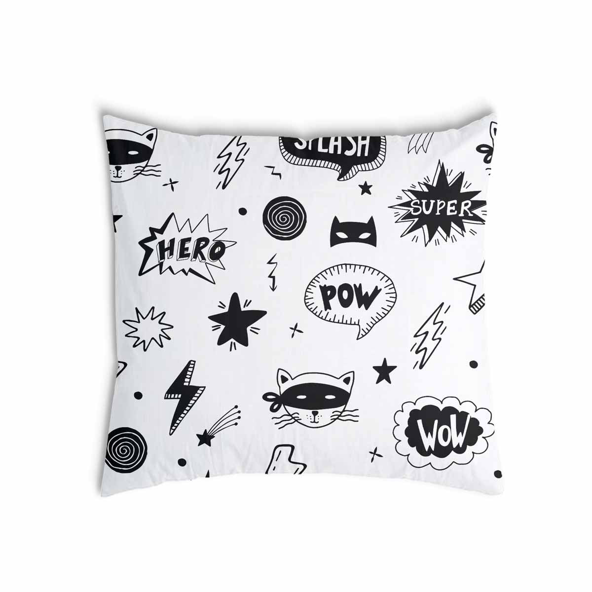 Health Pillow White Superheroes