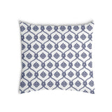 Gezondheidskussen blauw zeemanspatroon
