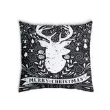 Health pillow black Merry Christmas