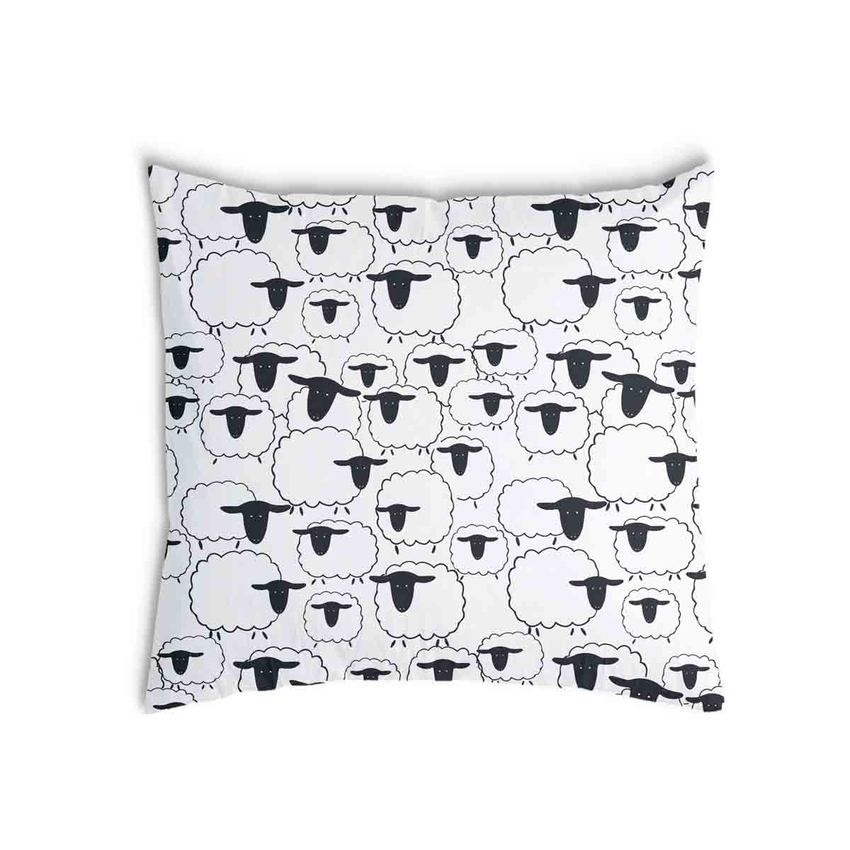 Health Pillow White with Sheep
