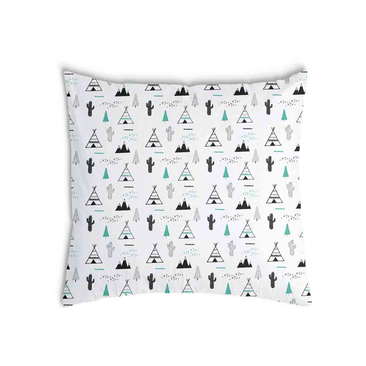Almohada de salud blanca india