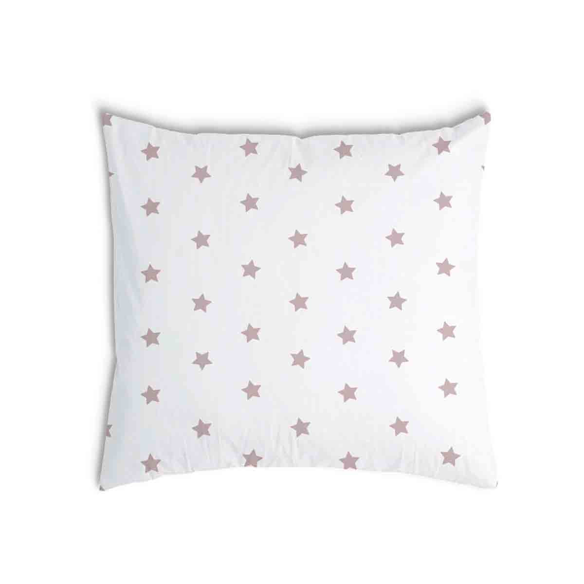 Cuscino sanitario bianco con stelle rosa