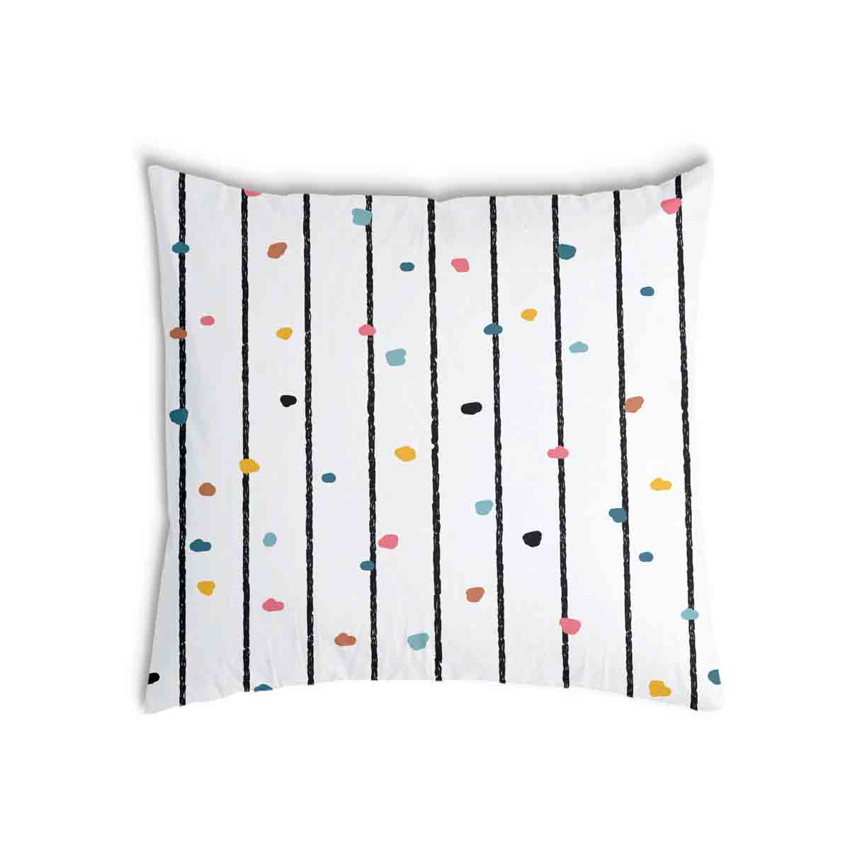 Health pillow with colorful dots