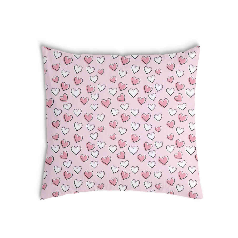 Almohada de salud con dulces corazones