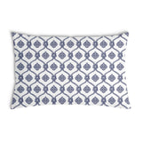 Gezondheidskussen blauw zeemanspatroon