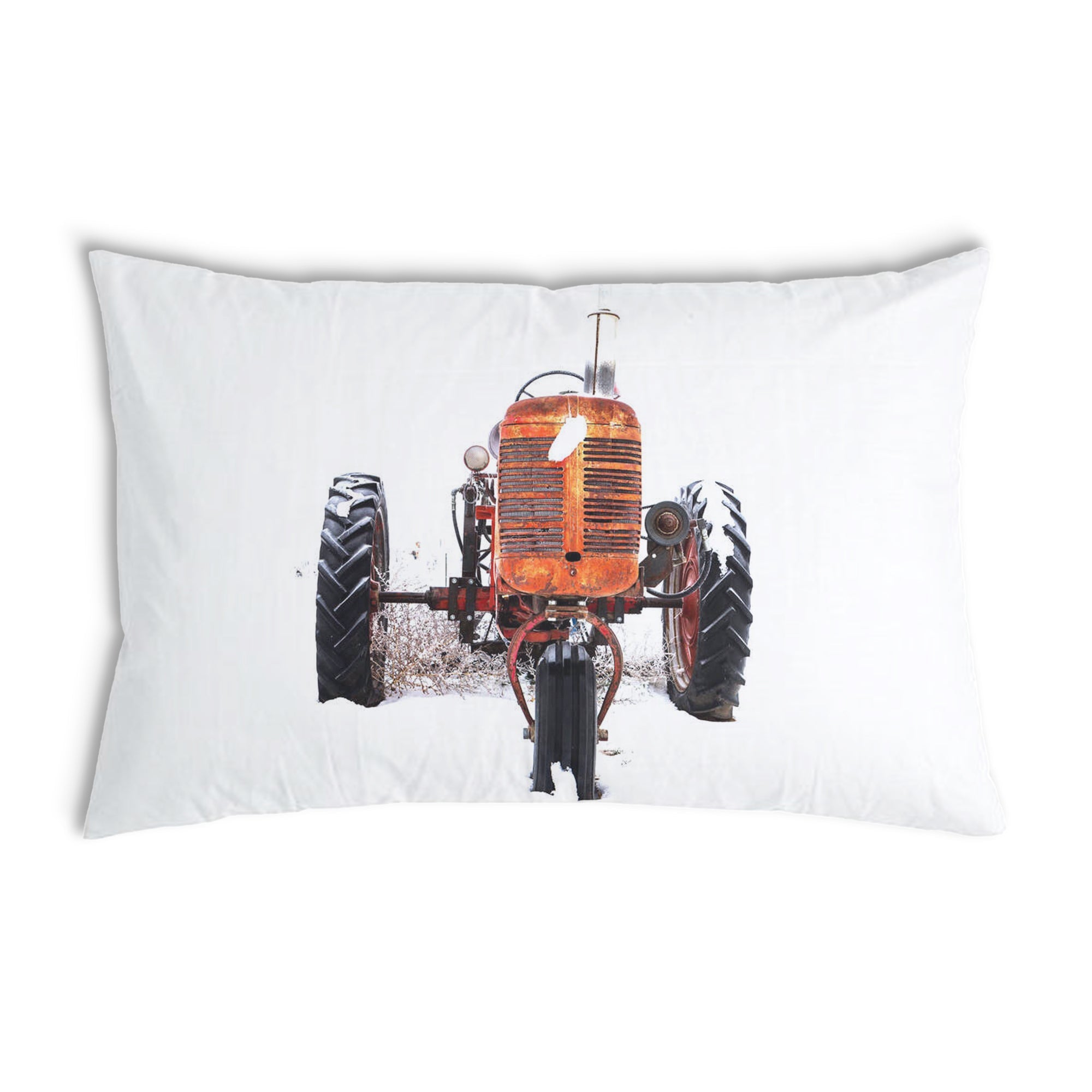 Health pillow tractor in orange