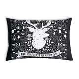 Health pillow black Merry Christmas