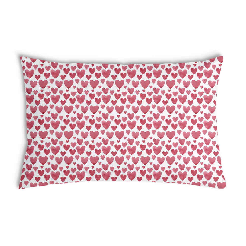 Health Pillow Red Hearts
