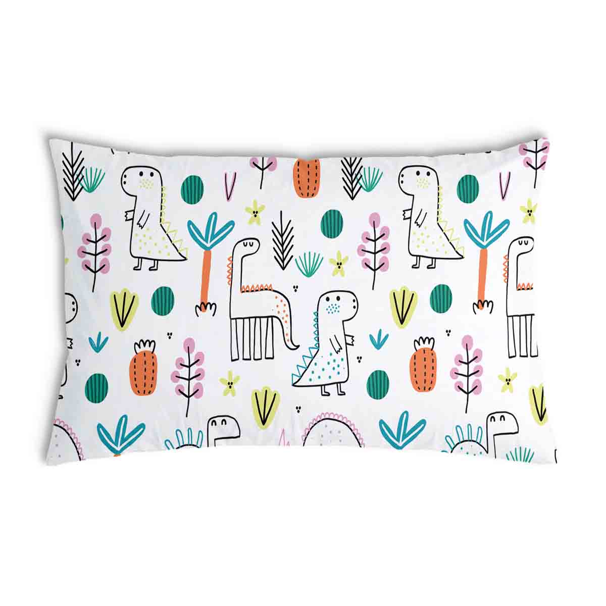 Cuscino sanitario con dinosauri colorati