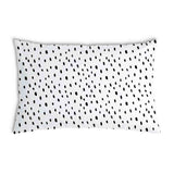 Cuscino sanitario bianco con molti piccoli puntini