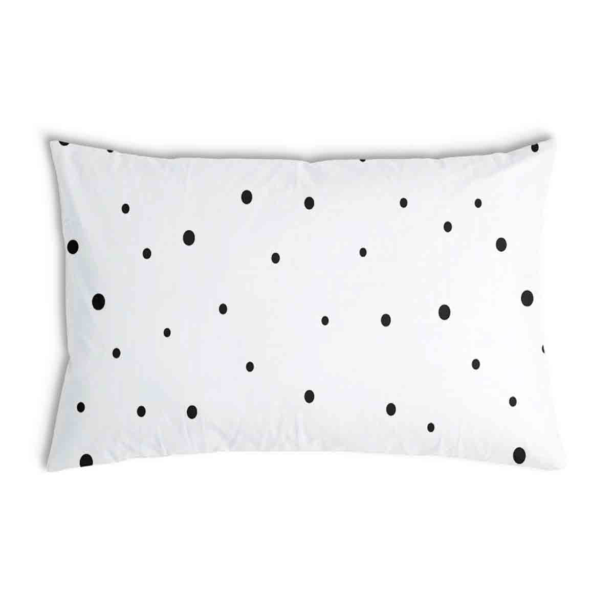 Health pillow white with scattered dots