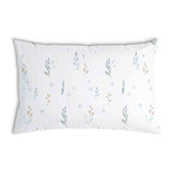 Health pillow white with spring flowers