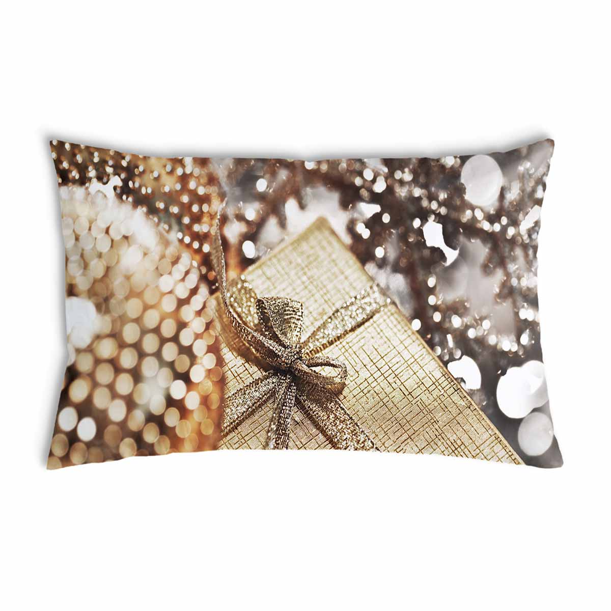 Almohada de salud con regalo dorado