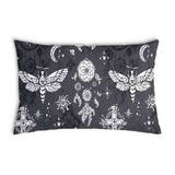 Health pillow, black, creepy dragonfly