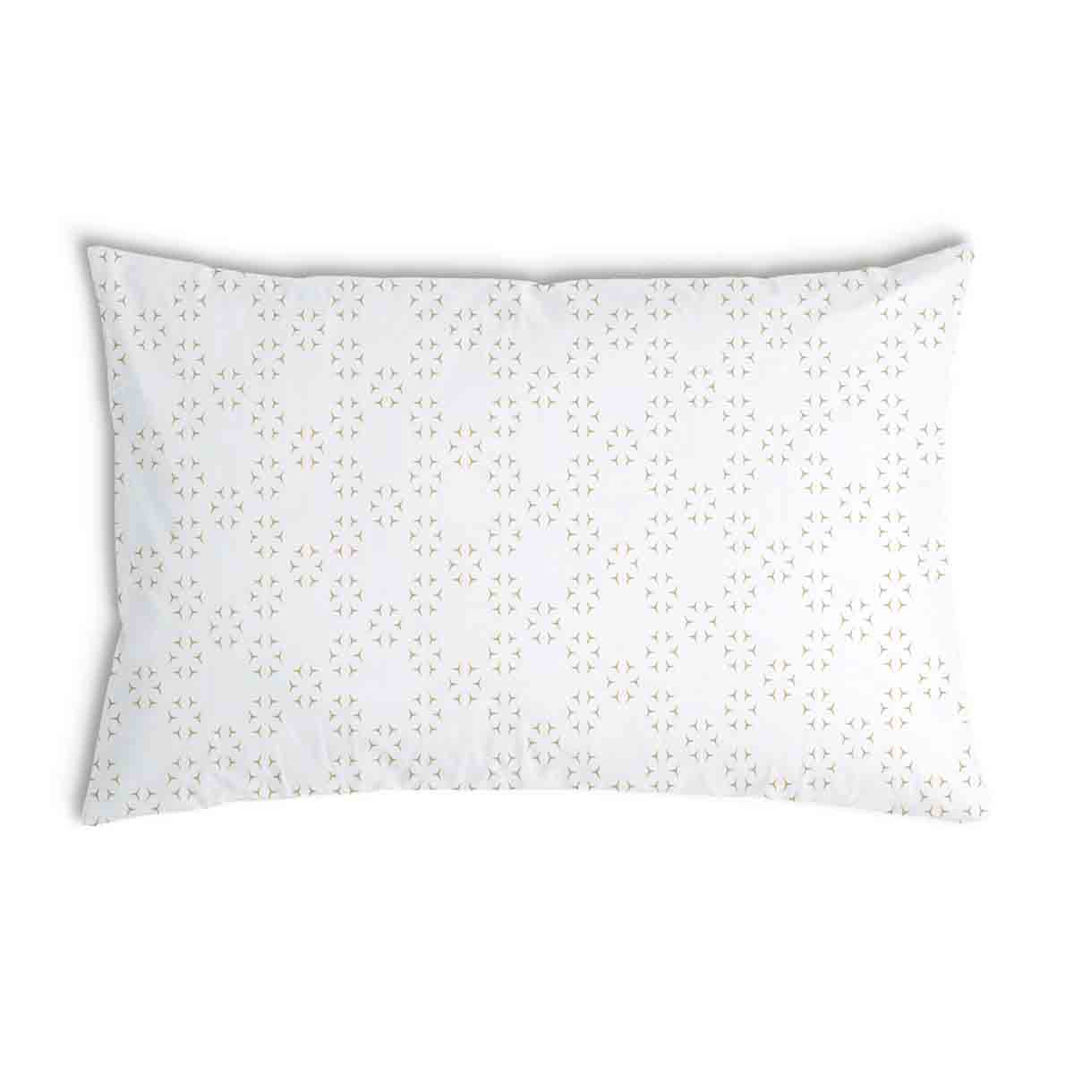Almohada de salud con dientes de león abstractos
