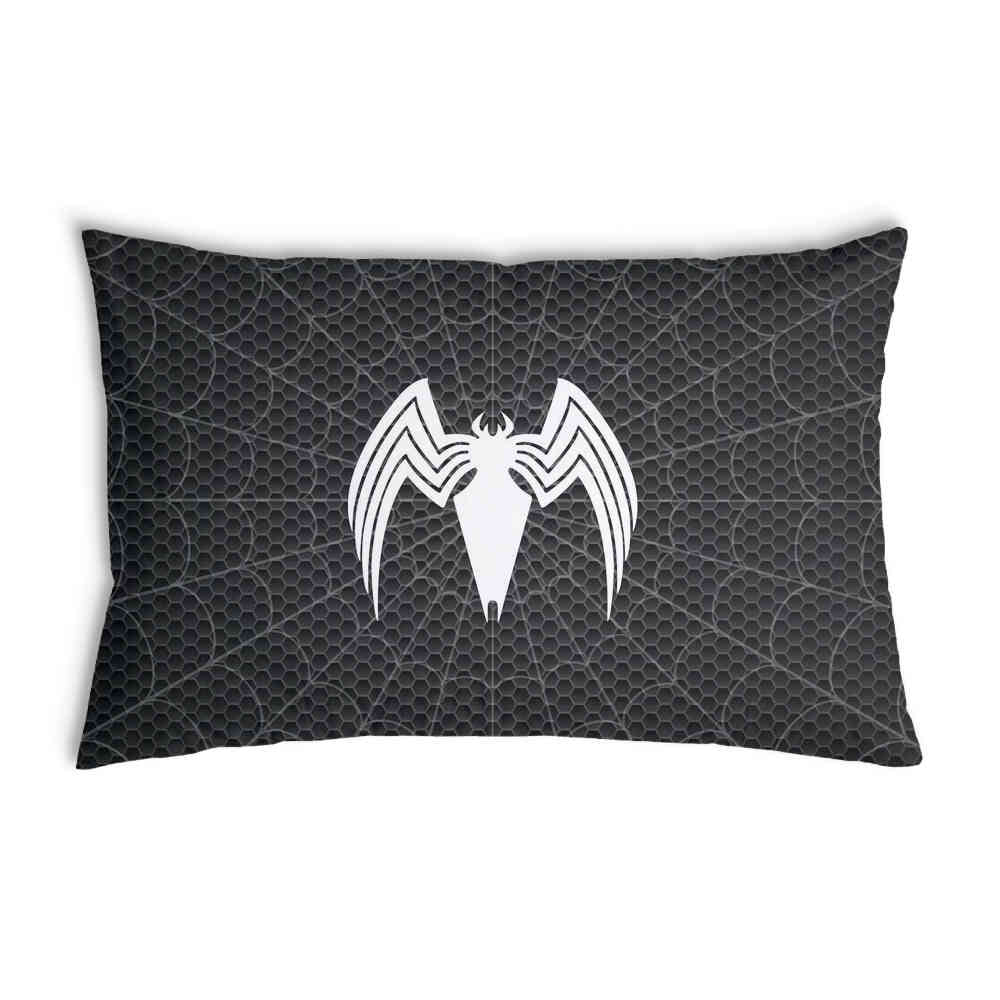 Almohada de salud negra con araña
