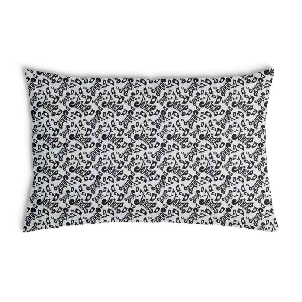 Cuscino salute scritta in nero Joker