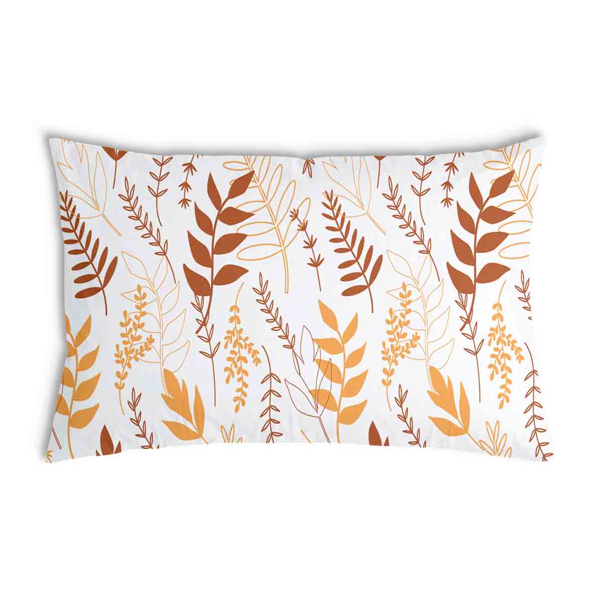 Health pillow white with autumn branches