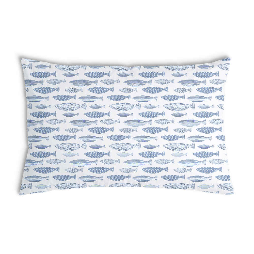 Almohada de salud peces azules