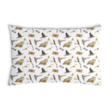 White health pillow with owls