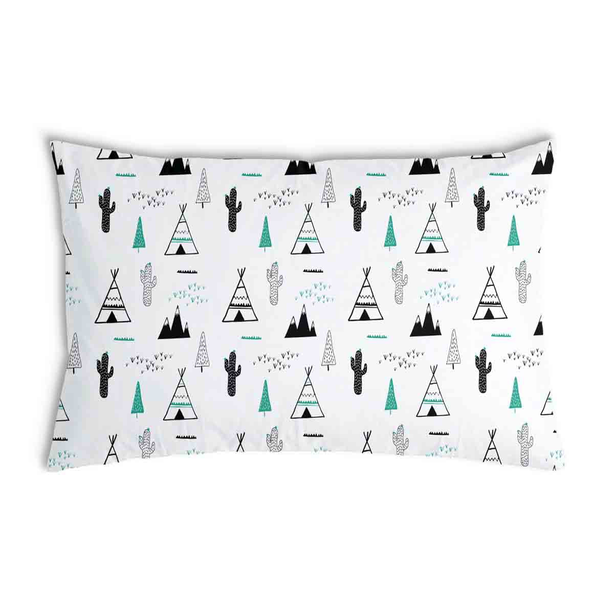 Almohada de salud blanca india