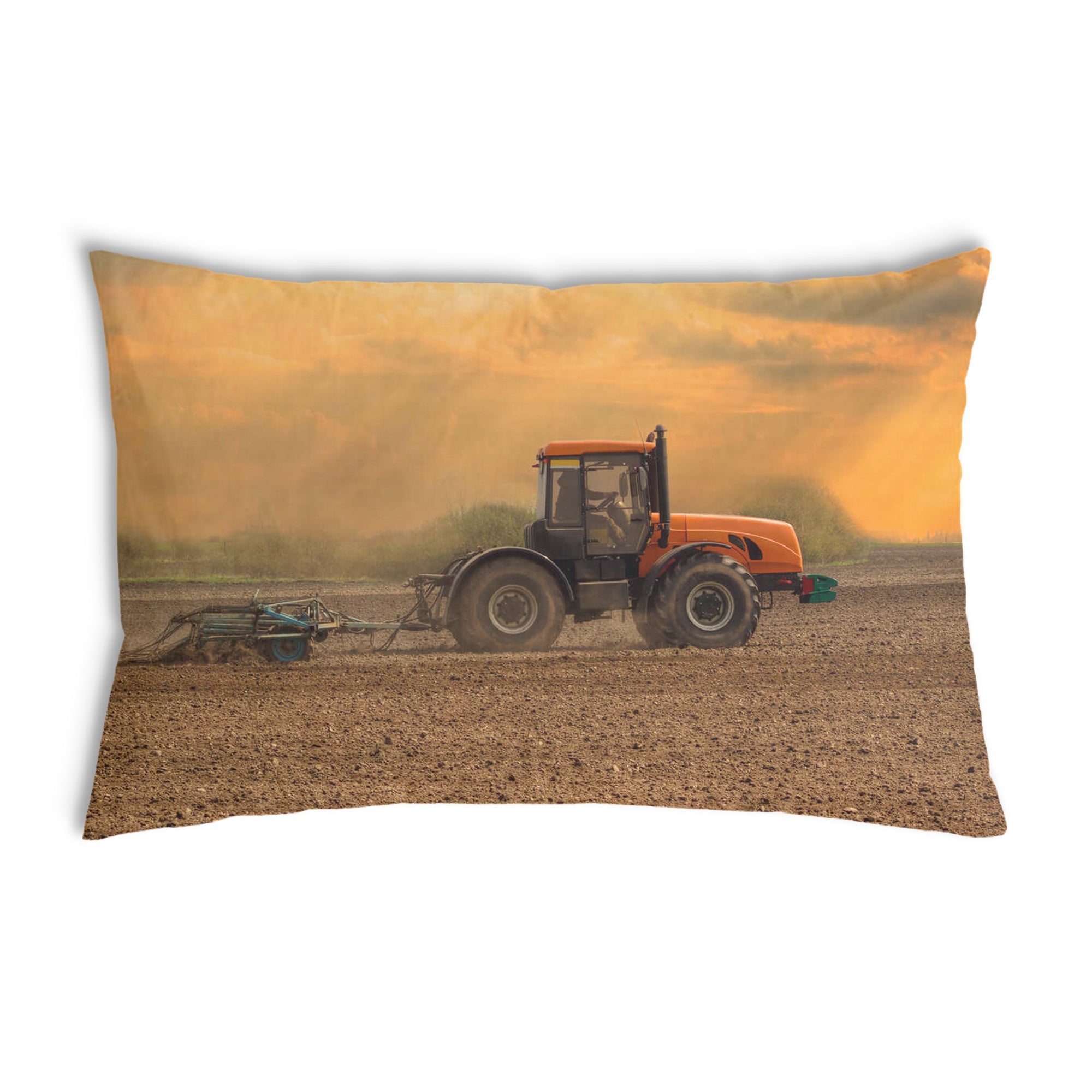 Gezondheidskussen tractor met aanhanger