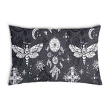 Health pillow, black, creepy dragonfly