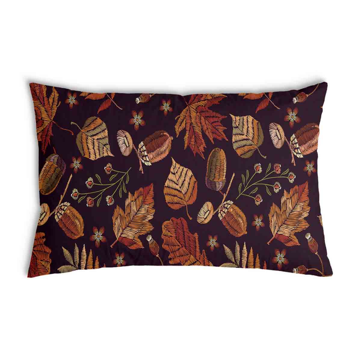Health pillow brown autumn leaves