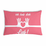 Gezondheidskussen Roze Ik hou van je