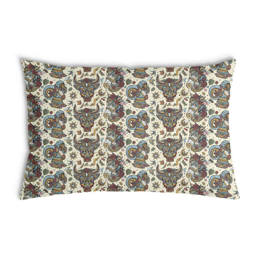 Cuscino sanitario teste di animali colorate