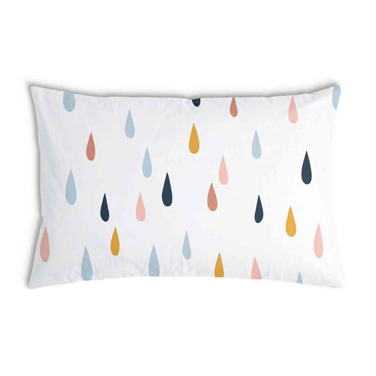 Health pillow with colorful drops