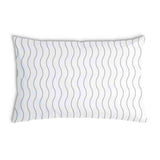 Health Pillow Light Gray Waves