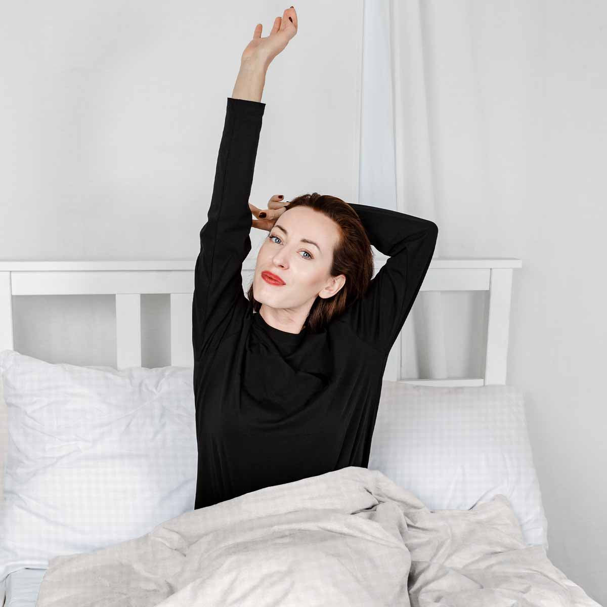 Therapy blankets bedding set light checkered