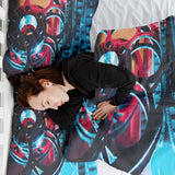 Therapy blanket bedding set with clockwork mechanism