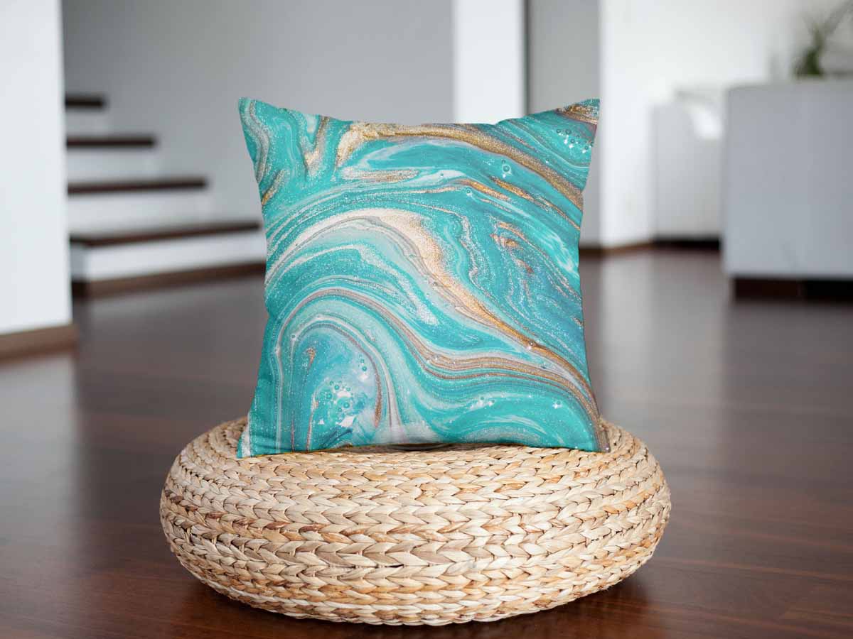 Gezondheidskussen Marmer Turkoois