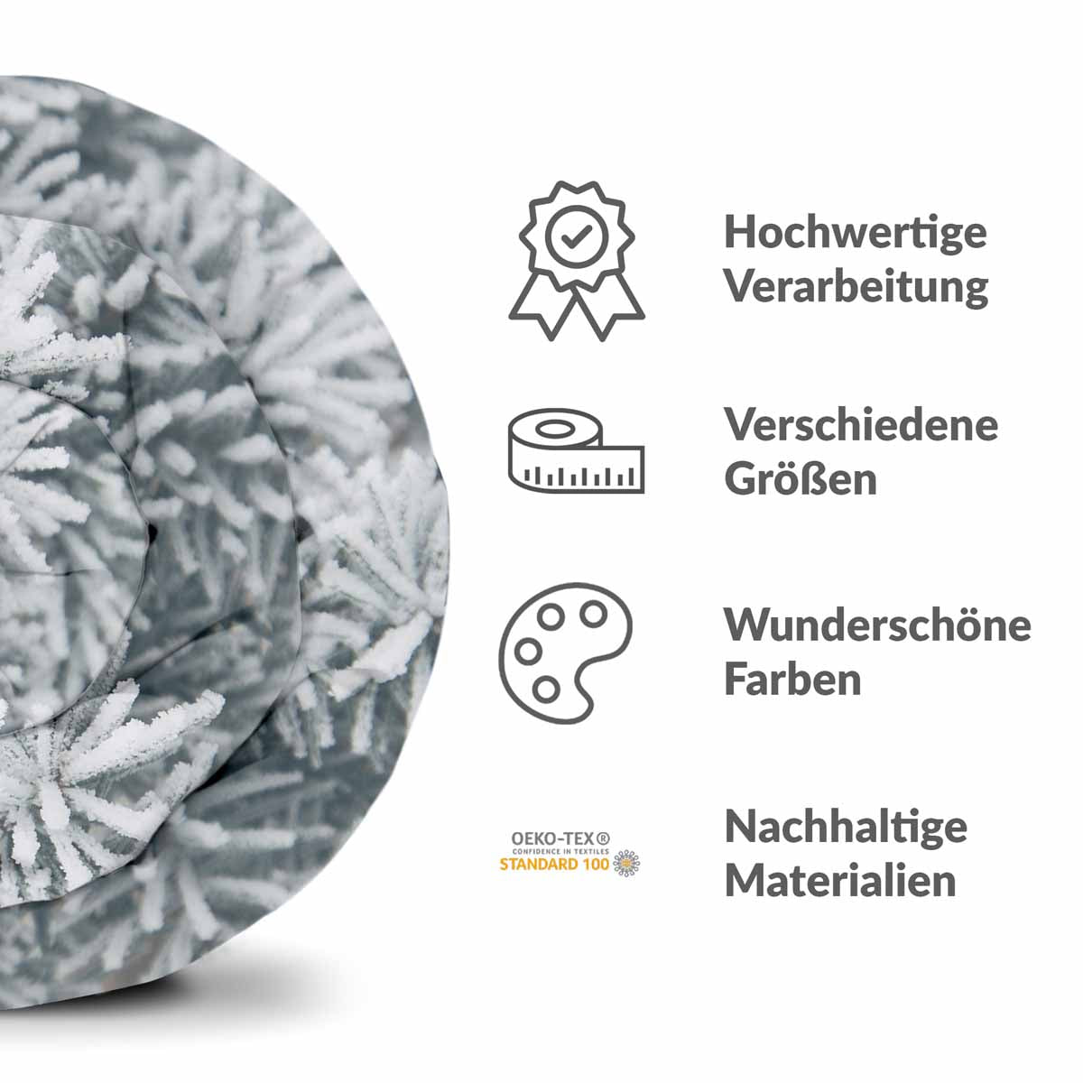 Therapy blankets bedding set with icicles