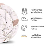 Coperta terapeutica originale - Rivestimento in cotone rosa con foglie