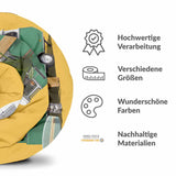 Coperta terapeutica originale - Rivestimento in cotone giallo con autobus