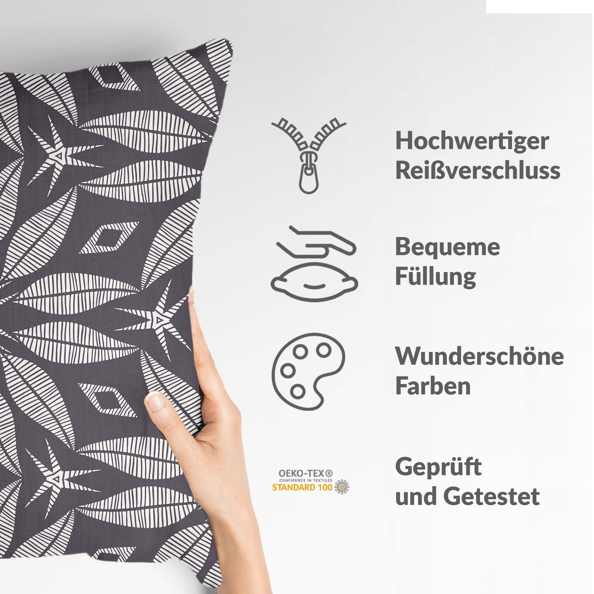 Almohada de salud con gran flor