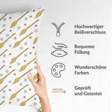 Health pillow white with Harry's broom