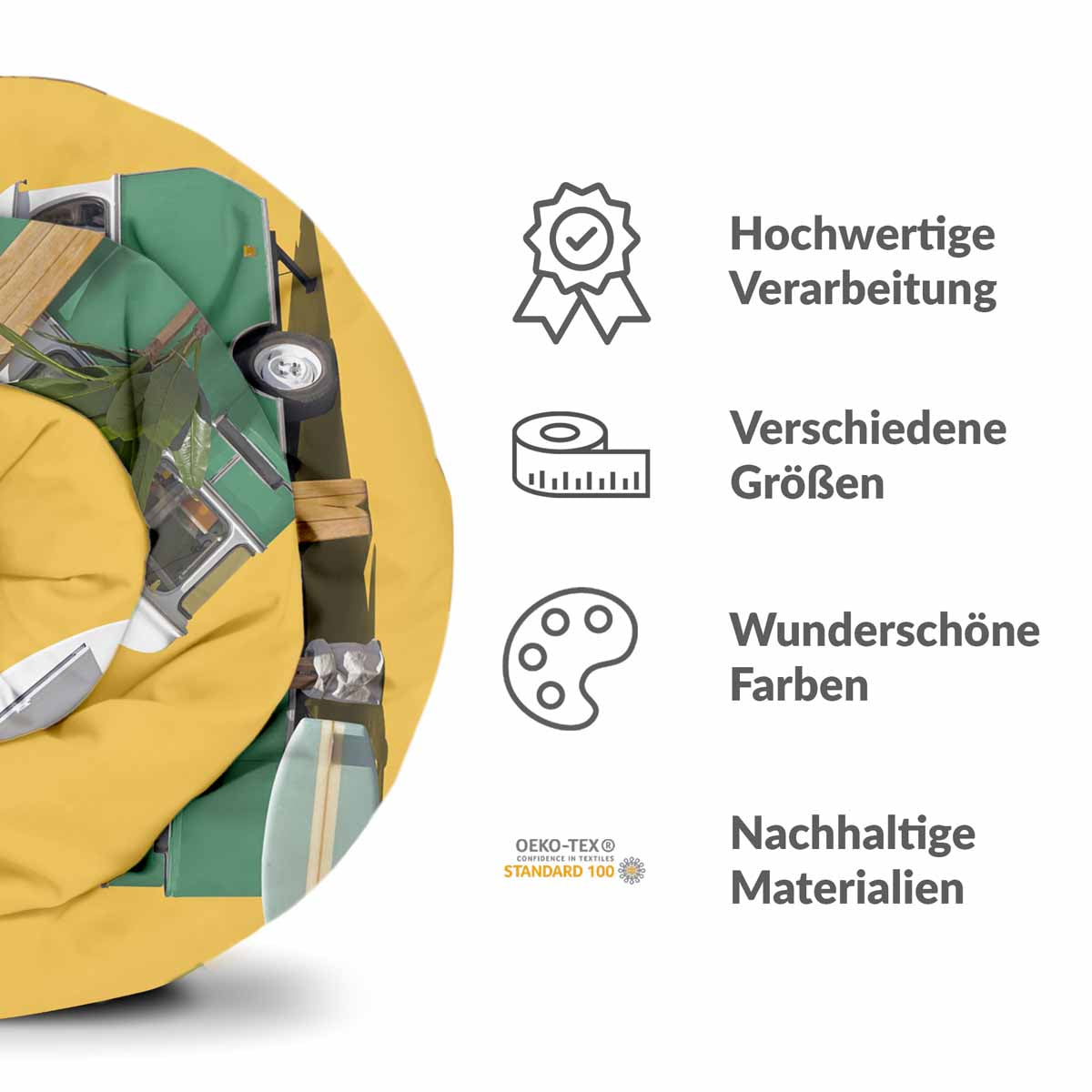 Therapy blankets bedding set yellow with bus