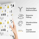 Cuscino per la salute con alberi gialli