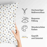 Cuscino sanitario con piccoli triangoli