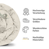 Therapiedekens beddengoed set beige met slang