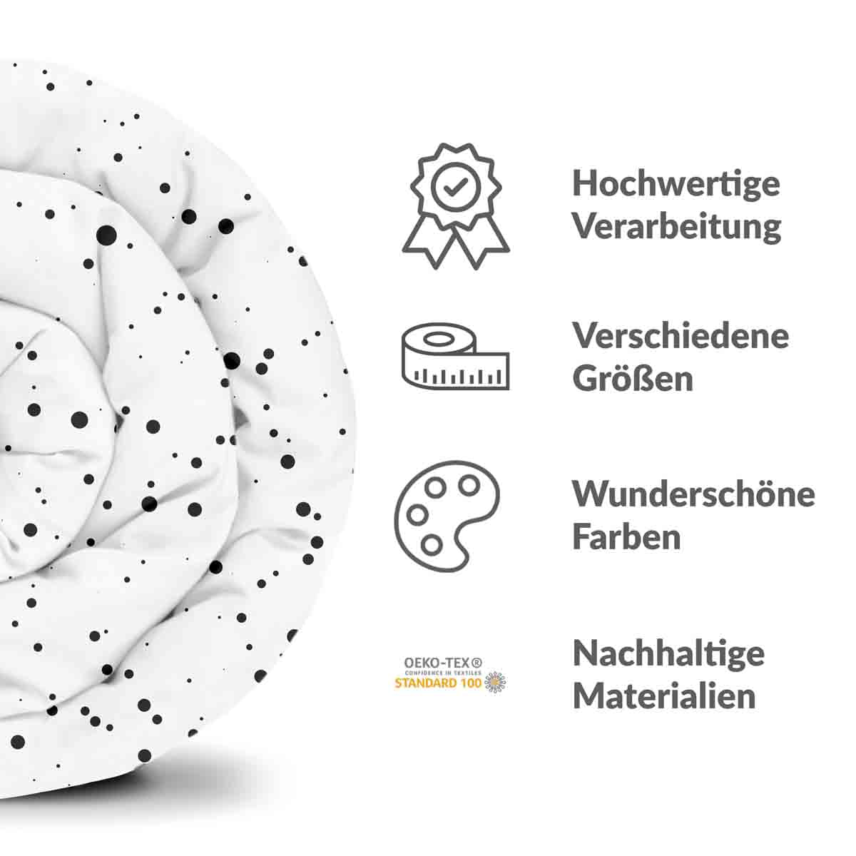 Set de ropa de cama y mantas terapéuticas Pünktchen und Anton