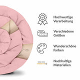 Set di biancheria da letto con coperta terapeutica rosa con frutto del drago