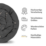 Coperta terapeutica originale - Rivestimento in cotone nero con farfalla