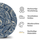Therapiedekens beddengoed set blauw met schelpen