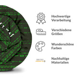 Originele therapiedeken - katoenen hoes Matrix Code groen