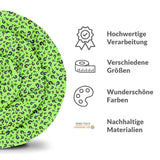 Therapiedekens beddengoed set lichtgroen met vraagteken